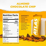 Atlas Barres protéinées – ingrédients-clés visibles et transparence nutritionnelle.