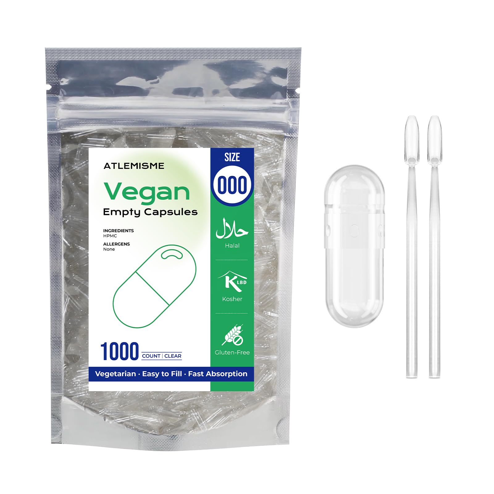 ATLEMISME capsules-vide-000: dosages personnalisables et remplissage pratique.