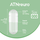 ATNreuro: capsules végétales vides pour poudres, usage polyvalent