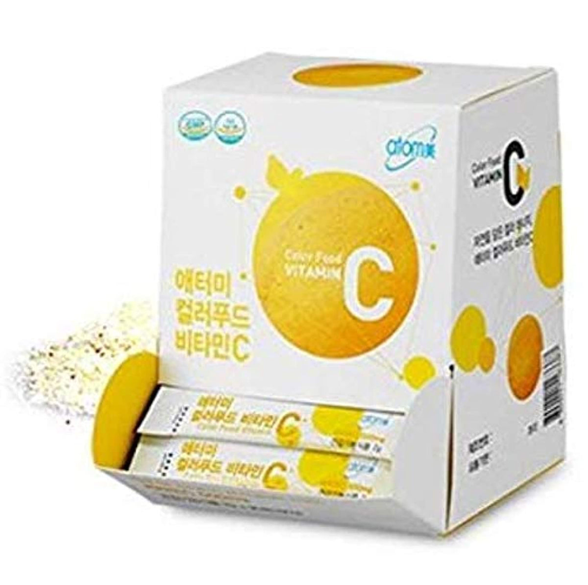 ATOMY Colorfood Vitamine C poudre 180 g, dissolution rapide dans les boissons.