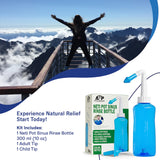 Neti Pot ATP Health Innovations: pratique sans pression grâce au bouton au bas.