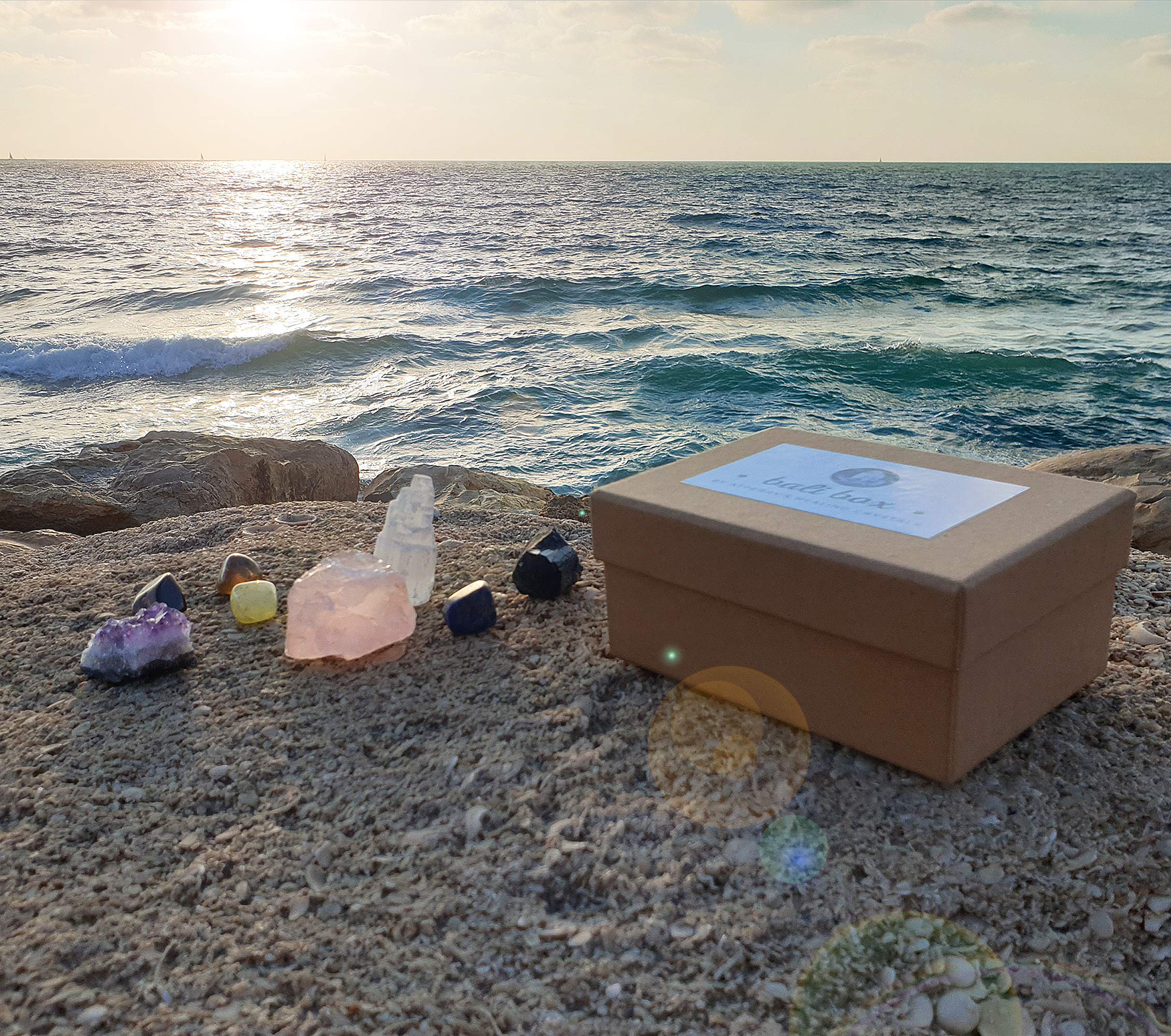 AtPerry's Bali Box – Pierres taillées mix, énergie positive et concentration durable