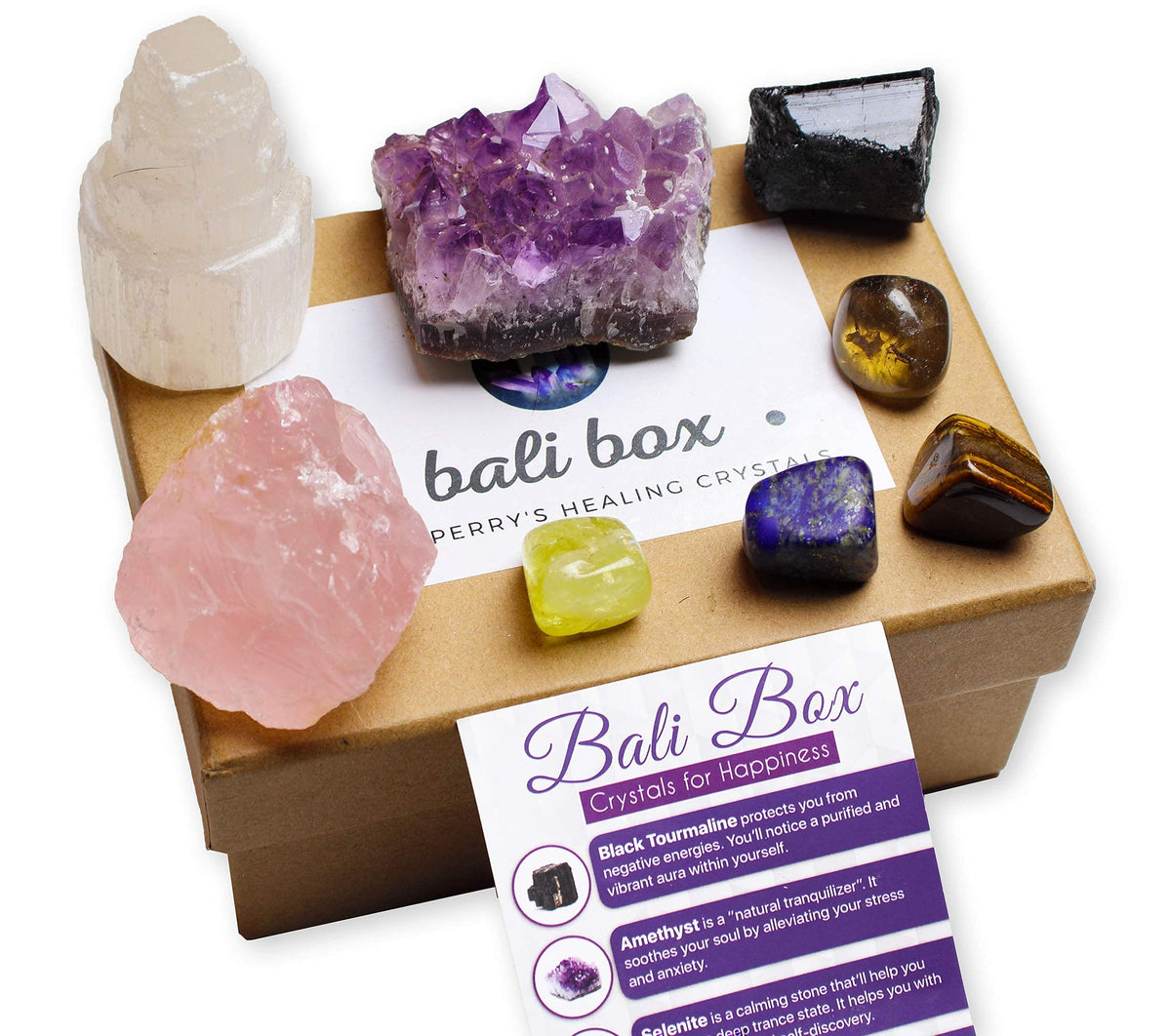 AtPerry's Bali Box – Sélénite tour, purification douce et énergie calmante