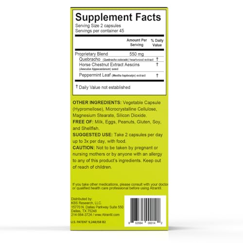 Bouteille Atrantil de 90 capsules prête à une utilisation quotidienne
