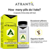 Ingrédients polyphénols Atrantil: Quebracho Colorado, Marron d Inde et Menthe poivrée