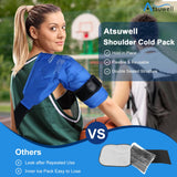 Atsuwell bandes réglables pour un maintien personnalisé autour de l’épaule.