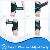Atsuwell contour cheville ergonomique: ajustement précis du pied et du talon.