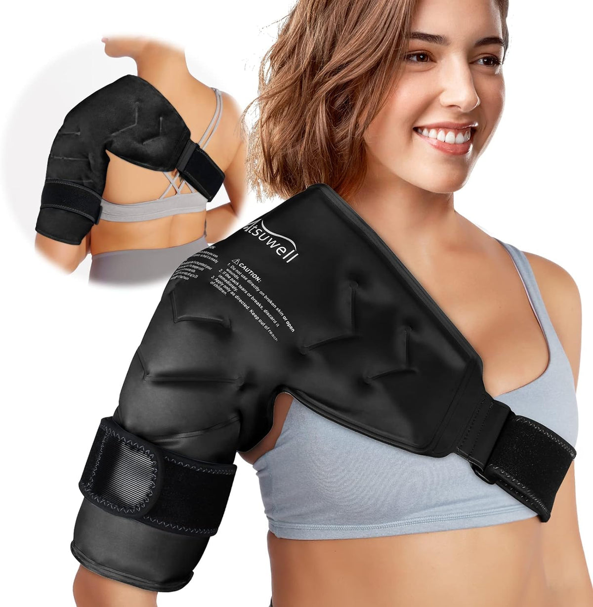 Atsuwell épaule bandeau glace : soulagement ciblé et application mains libres