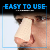 Vue du design discret de l'attelle THERMOPLASTIC pour rhinoplastie.