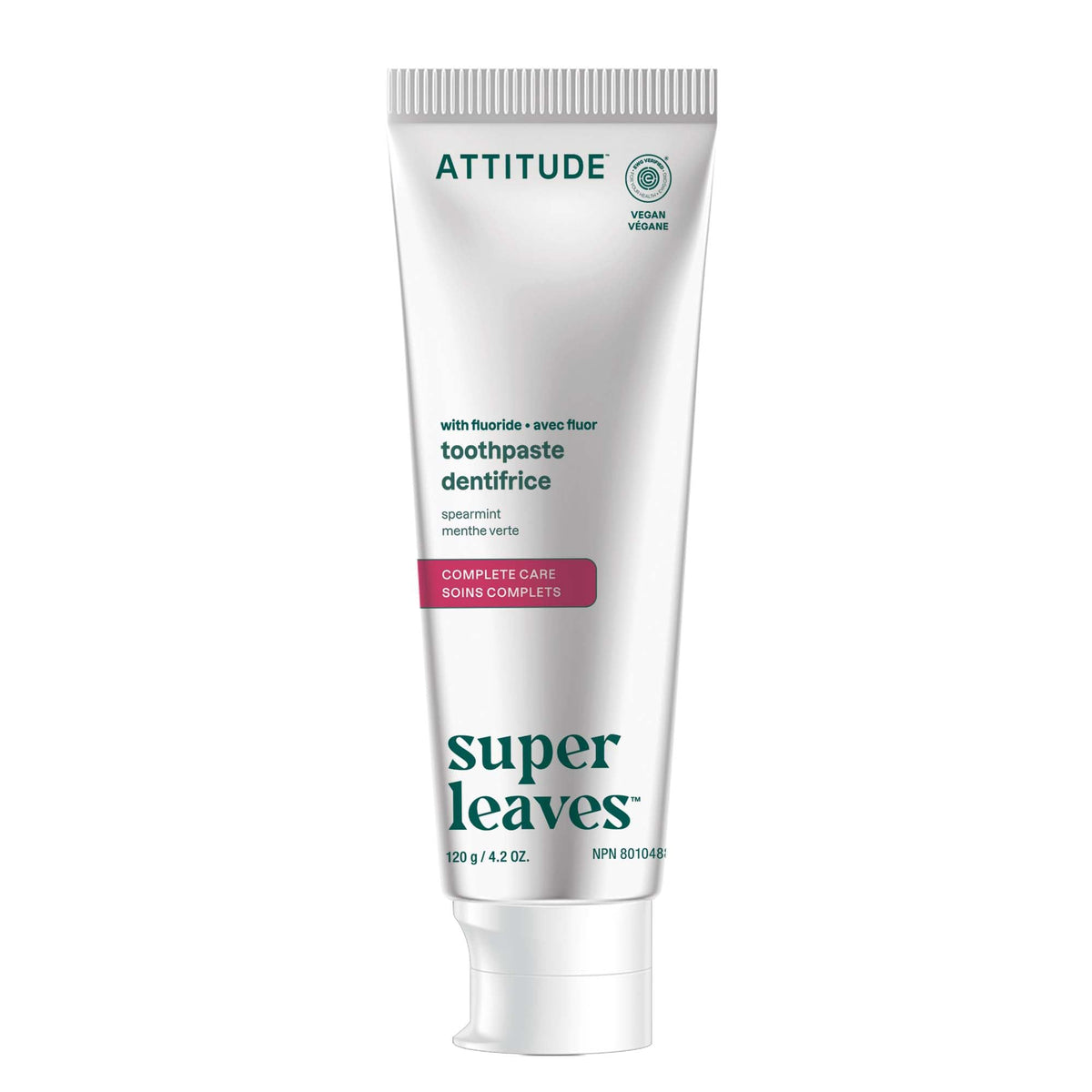 Dentifrice ATTITUDE en tube pour une routine complète et efficace