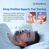 atypebrace soutien au sommeil sur le côté pour des respirations améliorées.