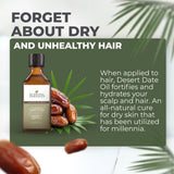 Élasticité de la peau soutenue par l’Huile Desert Date d’Au Natural Organics.