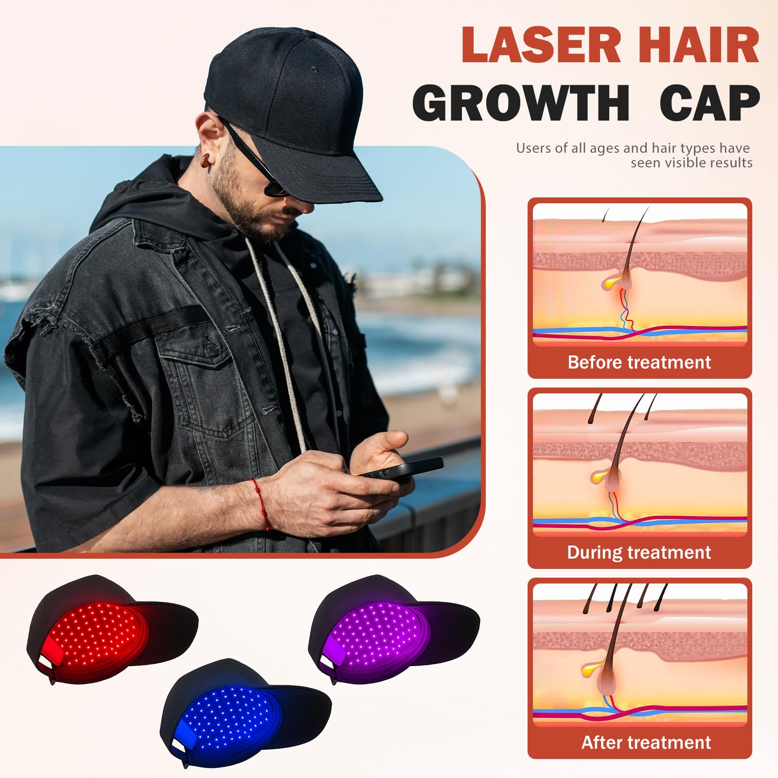 Auarwood cap respirant pour un port confortable et durable.