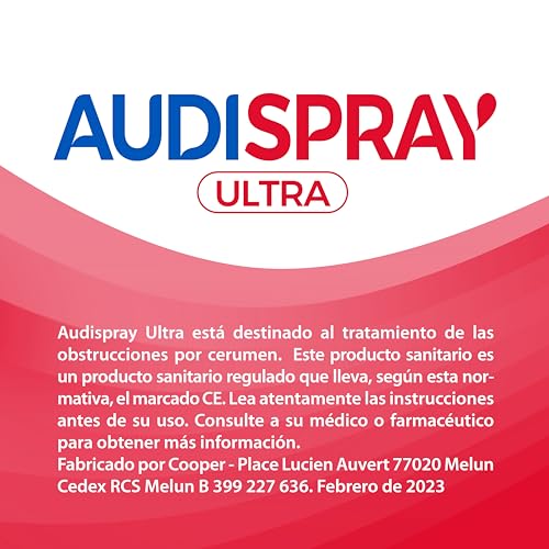 Audispray Ultra – sensations d'application douce pour l'hygiène auditive.