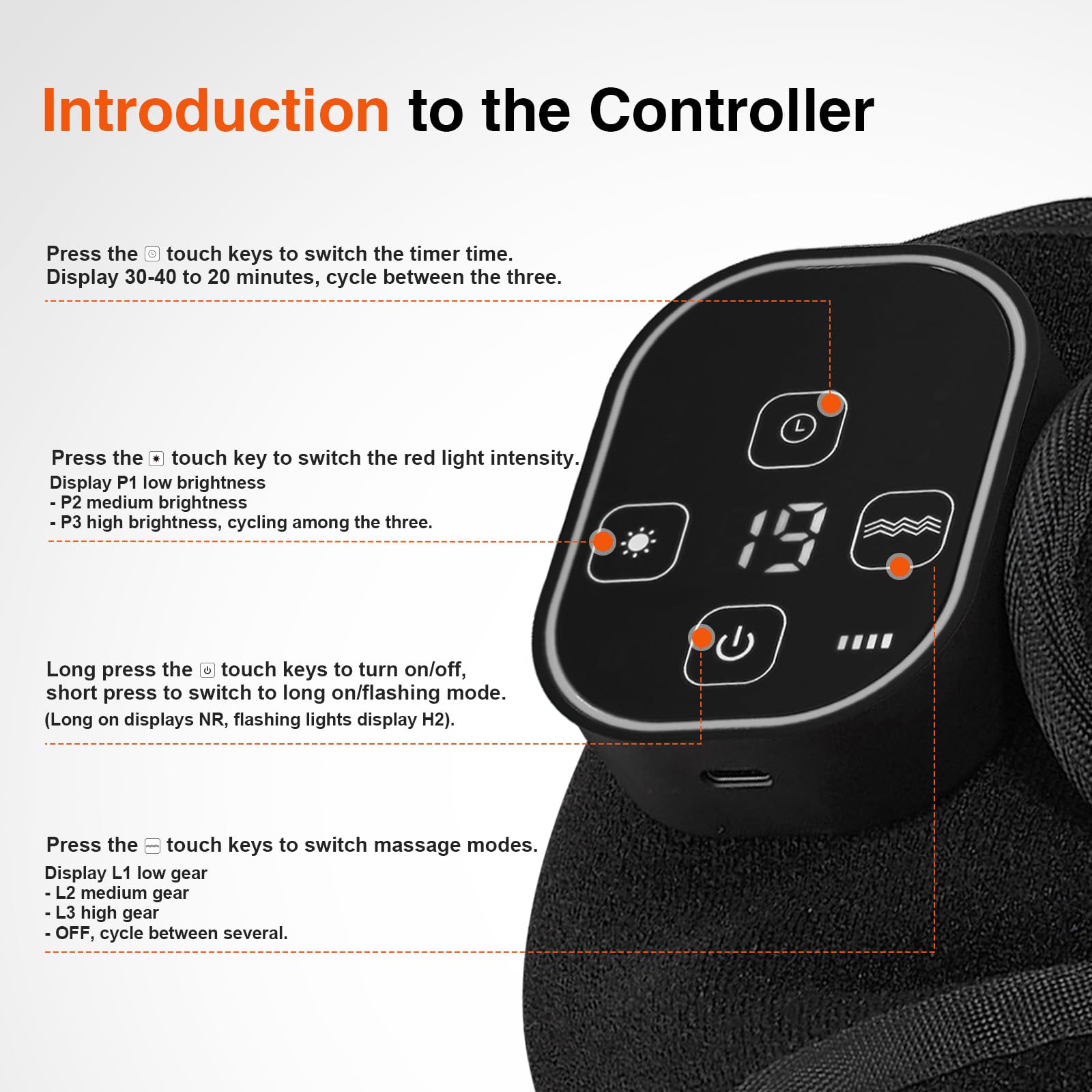AUDODO brace genou, design confortable et ajustable pour un maintien personnalisé.