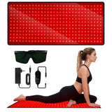 AUDODO Tapis lumière rouge – couverture corps large pour relaxation à domicile