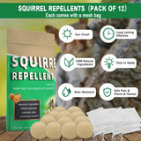 Balle répulsive AUDQQM pour éloigner les écureuils et prévenir les dégâts.