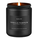 Bougie Auelife automne vanille-potiron: parfum réconfortant pour une ambiance chaleureuse