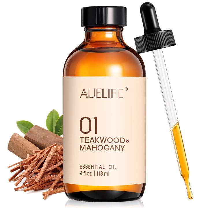 Auelife bouteille 118ml Teck Acajou, diffusion durable pour votre espace