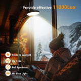 Aulaidik lampe-therapie 11000-lux full-spectrum: simule le soleil pour l'hiver
