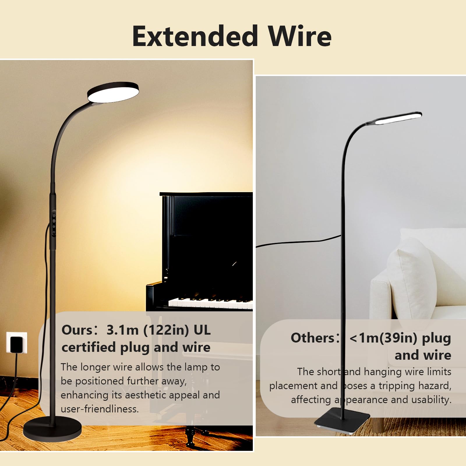 Aulaidik lampe-therapie usage-chambre-salon: 3-en-1 pour le confort quotidien