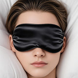 AULIGE elastique ajustable, masque yeux confortable pour sommeil sur le côté.