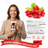 Capsules AUMETO Berberine, faciles à prendre au quotidien.
