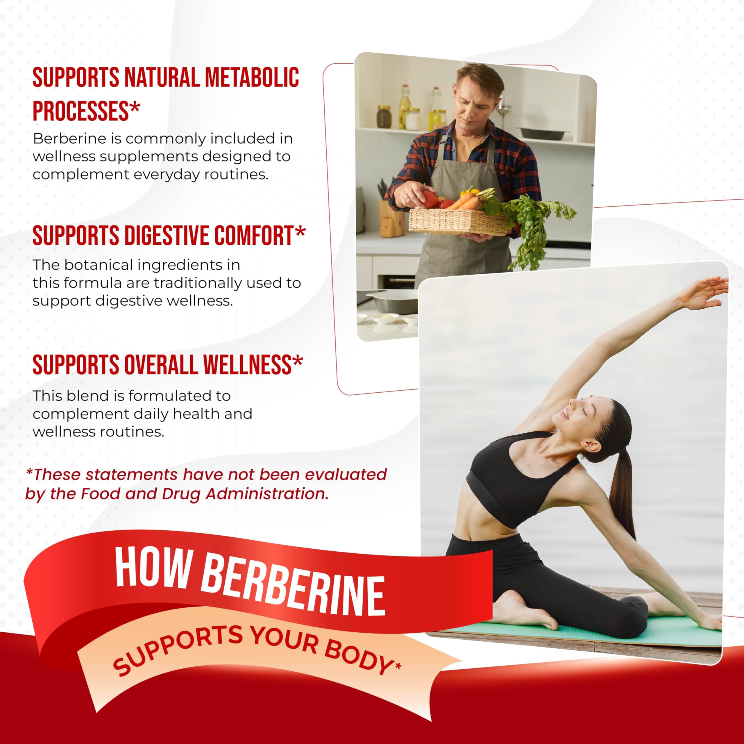Étiquette bio sur le flacon AUMETO Berberine, indications naturelles.