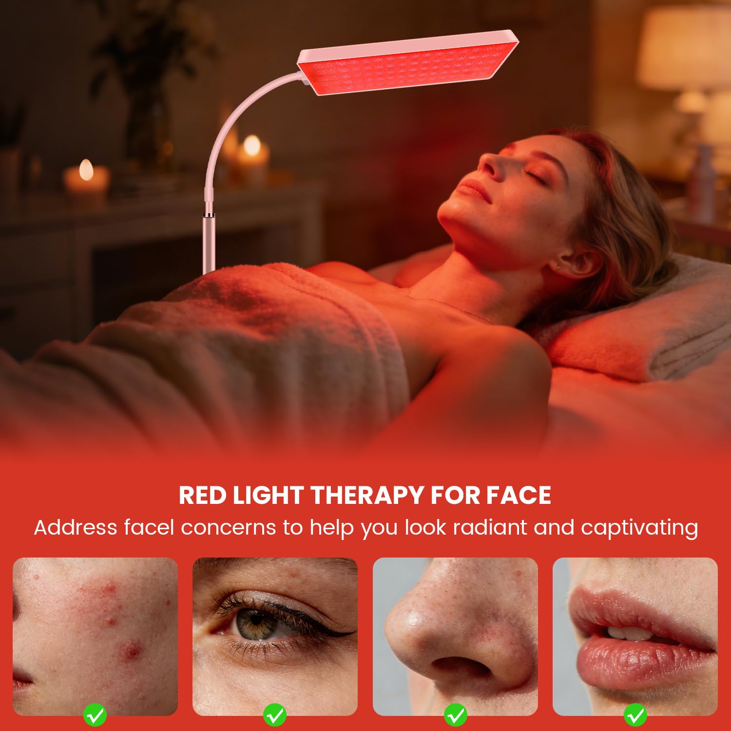 Support réglable en hauteur 61 pouces pour le placement optimal.