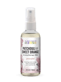 Aura Cacia brume patchouli-orange, bouteille d'aromathérapie pour revitaliser l'ambiance.