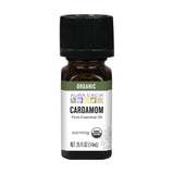 Huile essentielle de cardamome Aura Cacia – flacon, idéal pour aromathérapie et massage