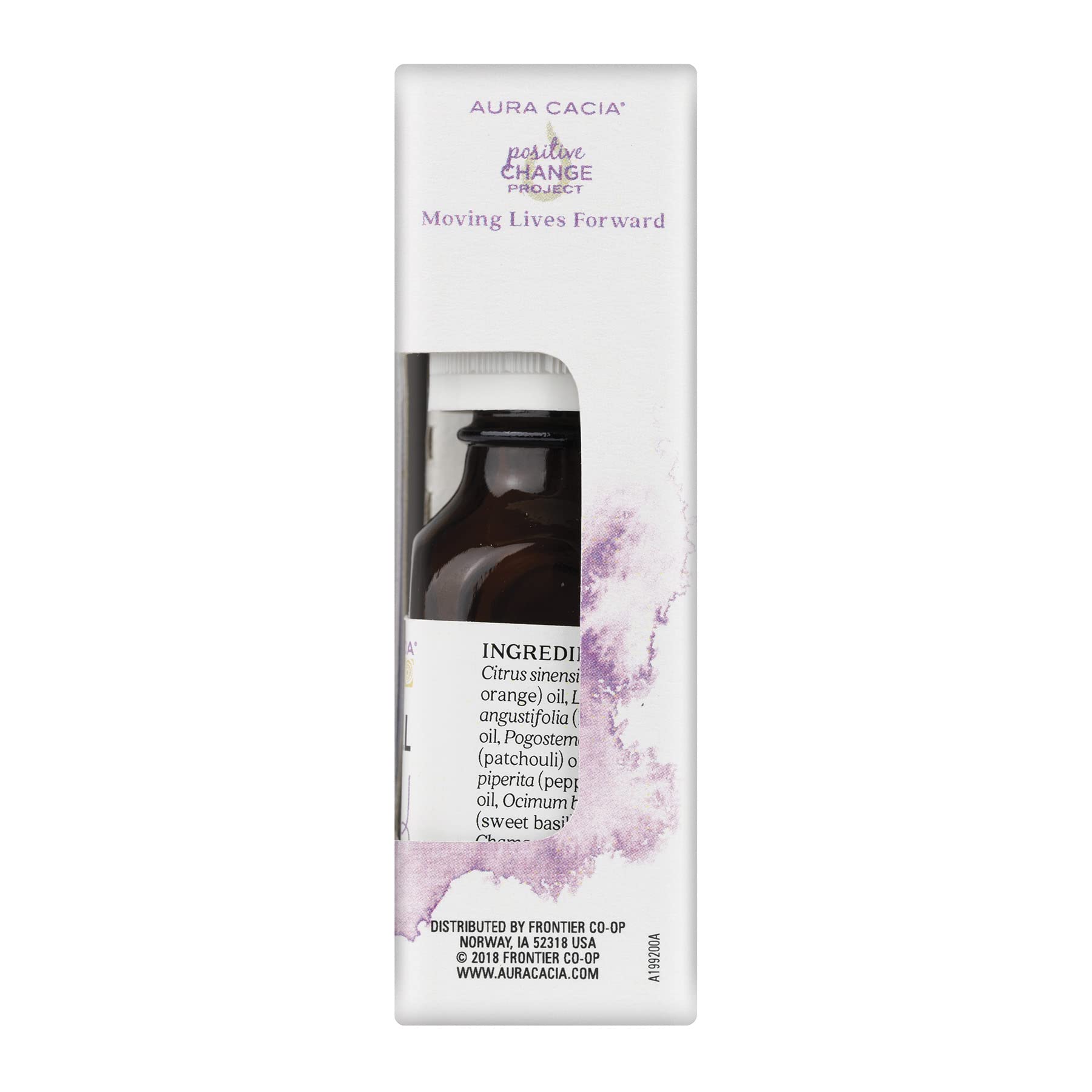 Aura Cacia Chill Pill inhalation sur mouchoir pour relaxation rapide.