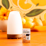 Aura Cacia Citrus Burst – arôme citrique optimal pour diffuseur.