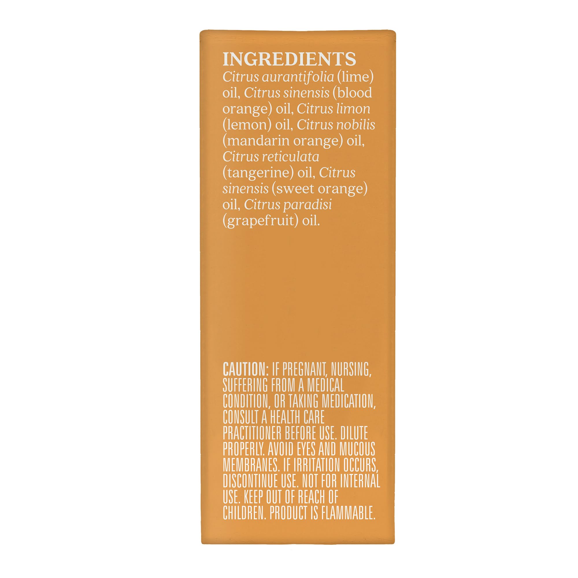 Aura Cacia Citrus Burst – boite d'emballage prête à offrir ou à ranger.