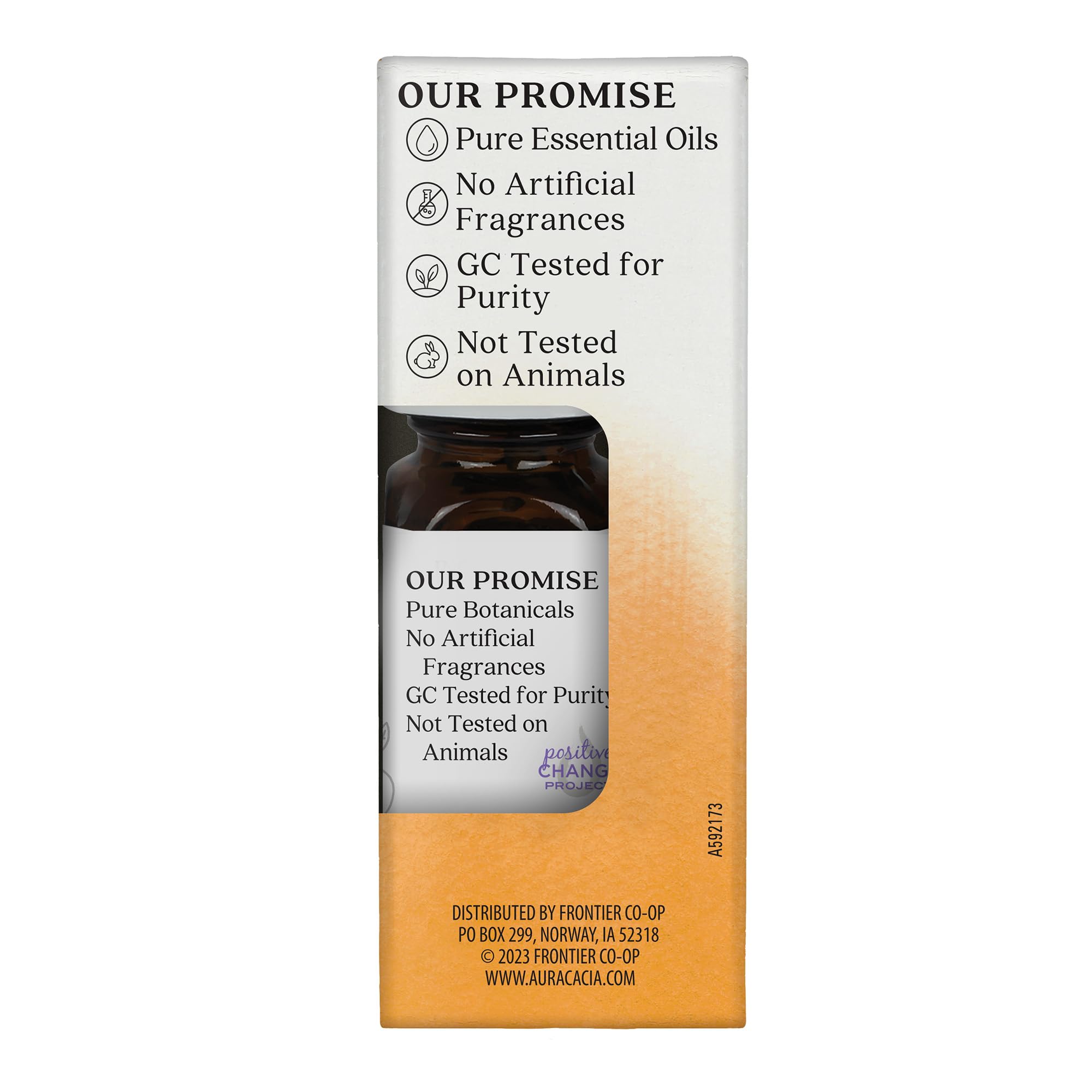 Aura Cacia Citrus Burst – flacon compact et pratique à emporter.