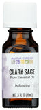 Aura Cacia Clary Sage – flacon huile pure pour diffusion et détente