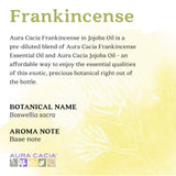 Aura Cacia encens dans jojoba – arôme de base pour méditation et relaxation.