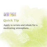 Aura Cacia Frankincense Roll-On, purification vérifiée GC/MS pour une huile authentique.