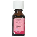 Aura Cacia Géranium: bouteille ambrée adaptée à la diffusion.