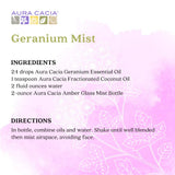 Aura Cacia Géranium: parfum d'intérieur naturel pour ambiance florale.