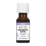 Aura Cacia Gray Matter Batter, bouteille d'huile essentielle: diffusion apaisante et concentration.