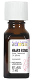 Heart Song Aura Cacia: bouteille d'huile essentielle prête à diffuser pour ambiance florale.