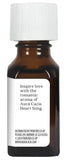 Mélange Heart Song d'Aura Cacia: notes lavande, coriandre, géranium et rose.