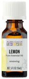 Aura Cacia huile citron – bouteille avec pipette prête pour des mélanges doux