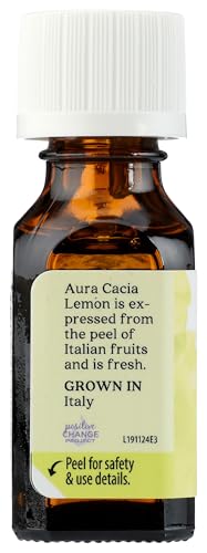 Aura Cacia huile citron – diffusion légère pour créer une ambiance energisante