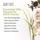 Aura Cacia huile citron – zeste de citron illustrant l’essence aromatique