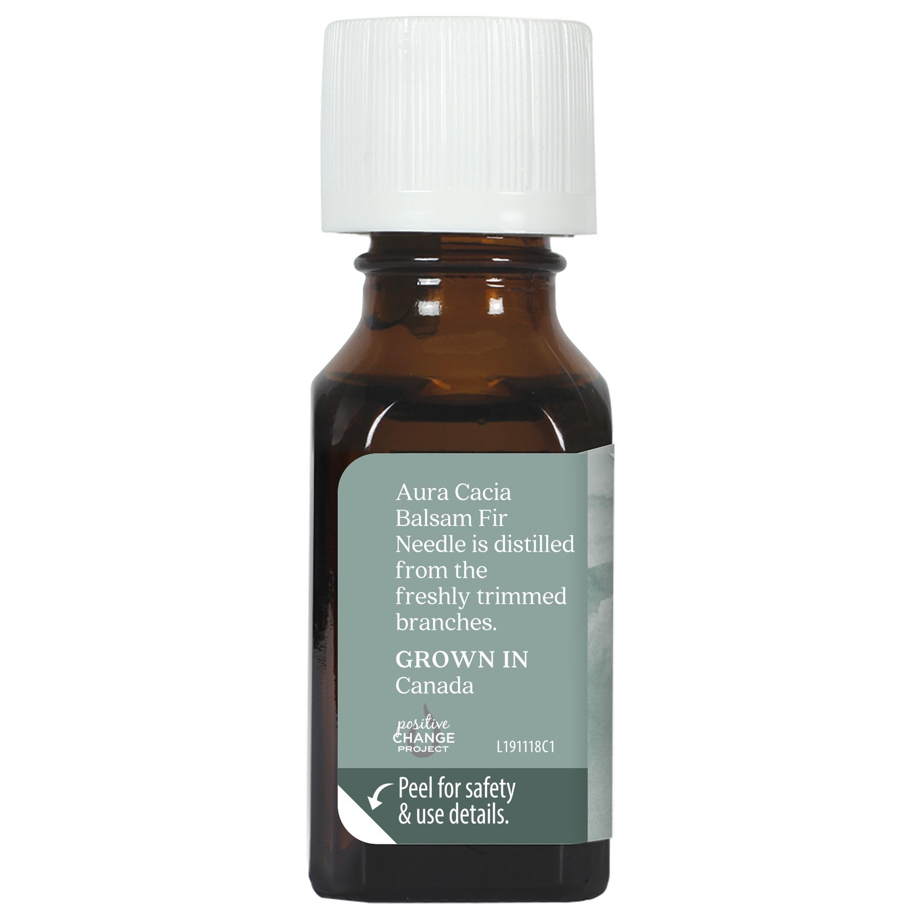 Aura Cacia huile essentielle balsam fir aiguille — massage corporel apaisant.