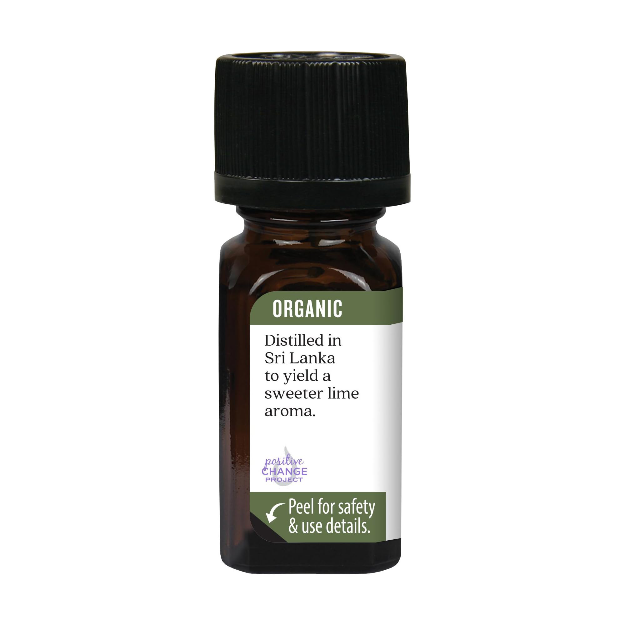 Aura Cacia huile essentielle lime biologique, bain, parfum stimulant pour relaxation.