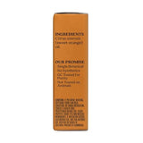 Soin corporel avec huile orange douce Aura Cacia pour hydratation légère.