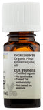 Aura Cacia huile essentielle pin sylvestre, flacon ambré symbolisant pureté et origine biologique.